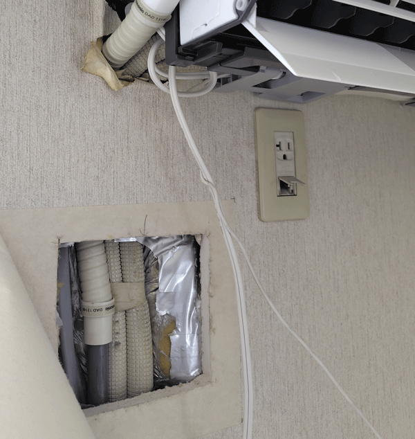 隠ぺい配管補修